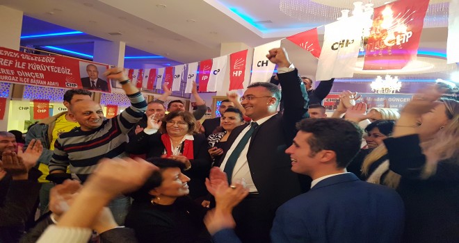 CHP Lüleburgaz'da Özgür Kaya güven tazeledi