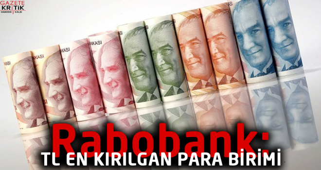 Rabobank: TL en kırılgan para birimi