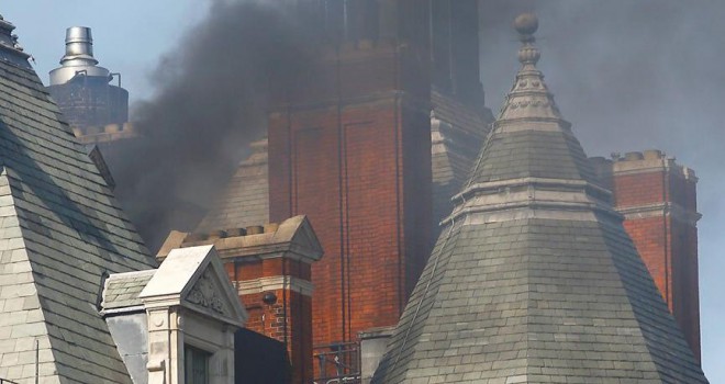 Londra'da büyük yangın