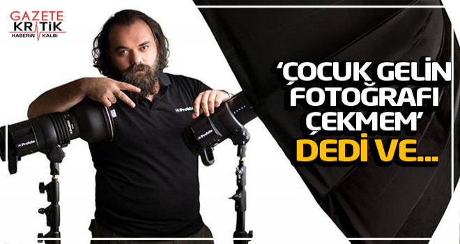 'Çocuk gelin fotoğrafı çekmem' deyip damadın burnunu kırdı