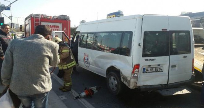 Hadımköy'de trafik kazası: 1 yaralı