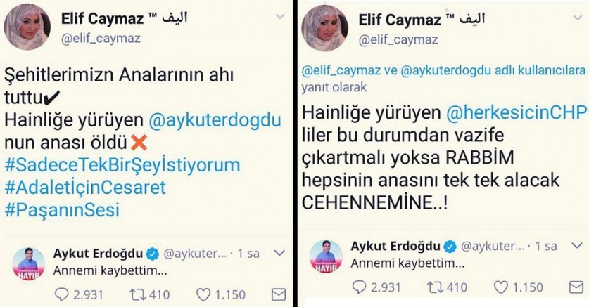 Annesini kaybeden Aykut Erdoğdu'ya sosyal medyada çirkin saldırı