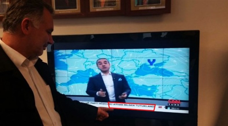 Ayhan Bilgen tutuklandığını CNN Türk'ten öğrendi