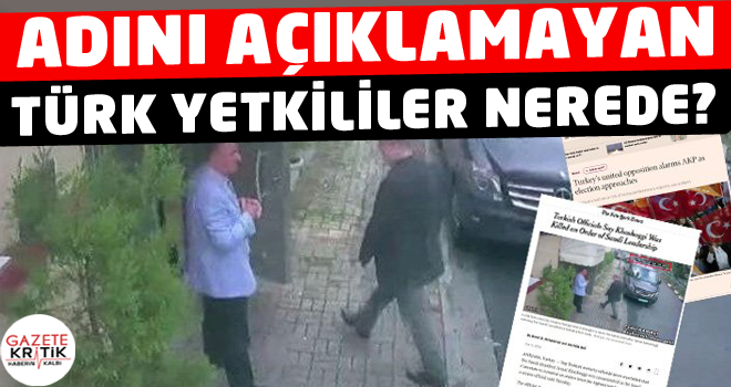 İsmini açıklamayan Türk yetkililer neden Türk basınına konuşmuyor?