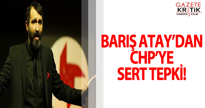 Barış Atay'dan CHP'nin o paylaşımına tepki!