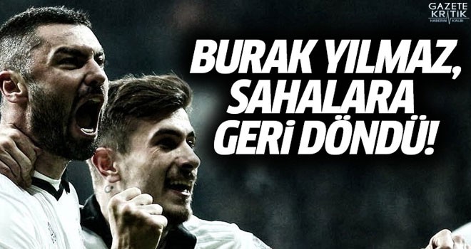 Burak Yılmaz Beşiktaş'ta ilk golünü attı! Taraftar Burak Yılmaz ile barıştı