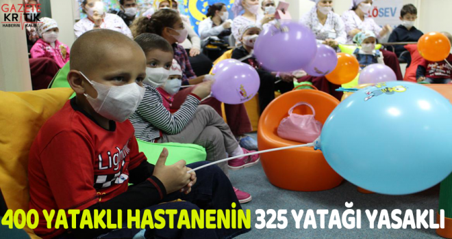 CHP'Lİ CEYHUN İRGİL:400 YATAKLI HASTANENİN 325 YATAĞI YASAKLI