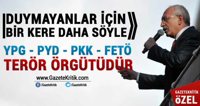 Duymayanlar İçin Bir kere daha söyle