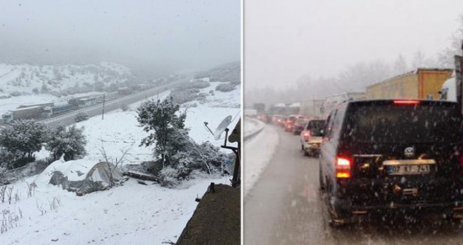 Kar esareti! Yollar kapandı, vatandaşlar mahsur kaldı