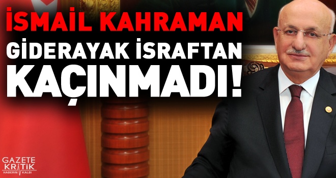 CHP'li Murat Emir; İsmail Kahraman giderayak israftan kaçınmadı!