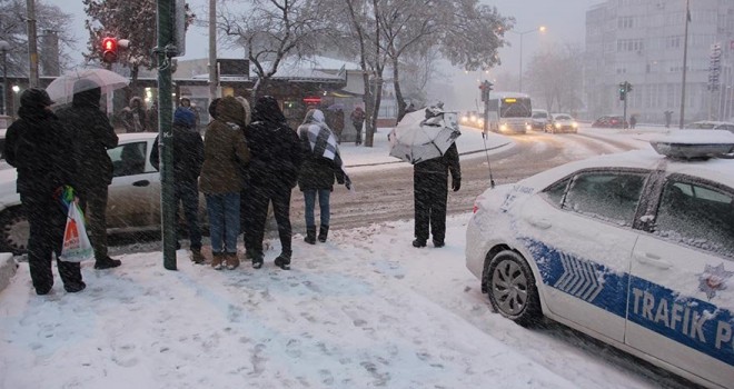 İstanbul'da kar yağışı başladı