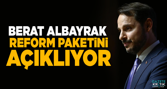 Berat Albayrak reform paketini açıklıyor