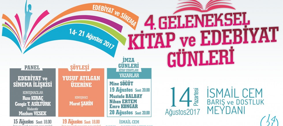 Kuşadası Belediyesi 4. Kitap ve Edebiyat Günleri 14 Ağustos'ta Başlıyor