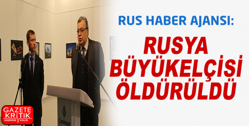 RUS HABER AJANSI:BÜYÜKELÇİ ÖLDÜRÜLDÜ!