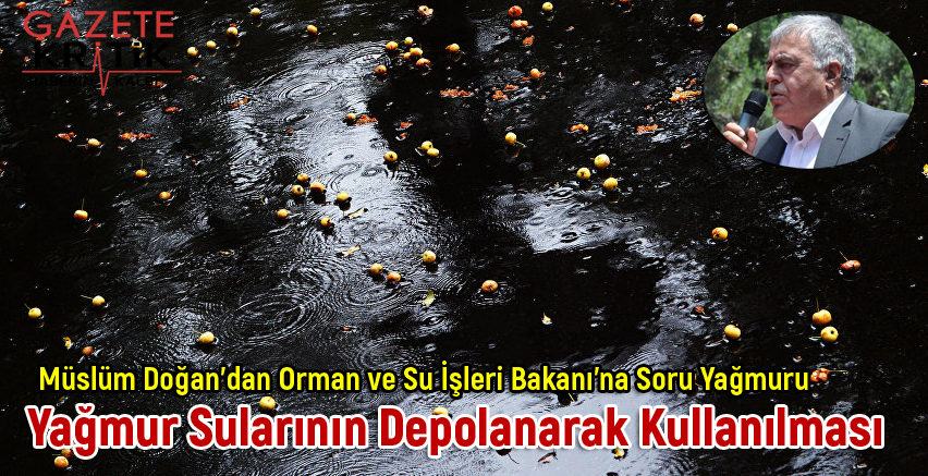 Yağmur Sularının Depolanarak Kullanılması