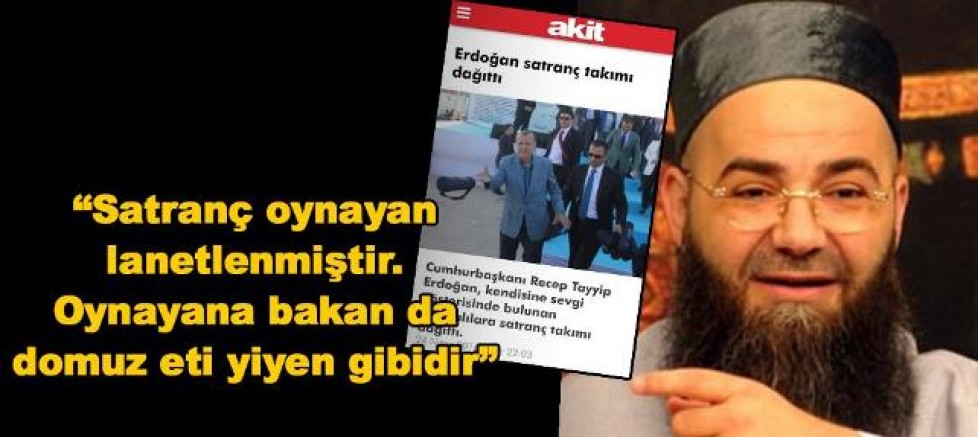 Yanmayan kefen pazarlayıcısı Cübbeli'nin son nefret söylemi: Satranç